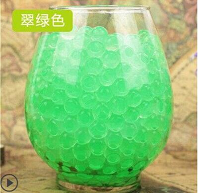 Planta púrpura bonsái suelo, 100 Uds planta de cristal flor barro de jalea cuentas de agua para plantas perlas jarrón suelo bolas de Gel Juguetes: 10-100pcs-2.0cm