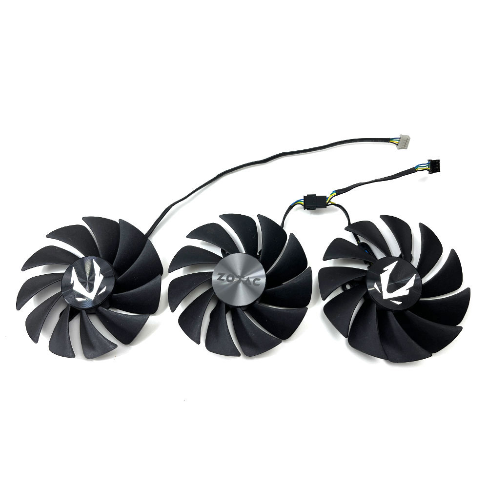 GA92S2U CF9015H12S RTX 3080、RTX 3090 GPU cooling fan，For Zotac RTX 3070Ti 3080 3080TI 3090 AMP Holo Video card cooling fan: WHITE