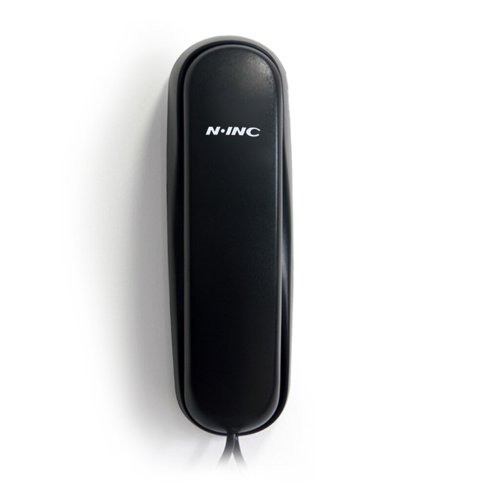 Snoer Slanke Zwarte Telefoon Populaire Bureau/Wandmontage Vaste Telefoons Bedrade Trimline Telefoon Set Voor Home Office Hotel