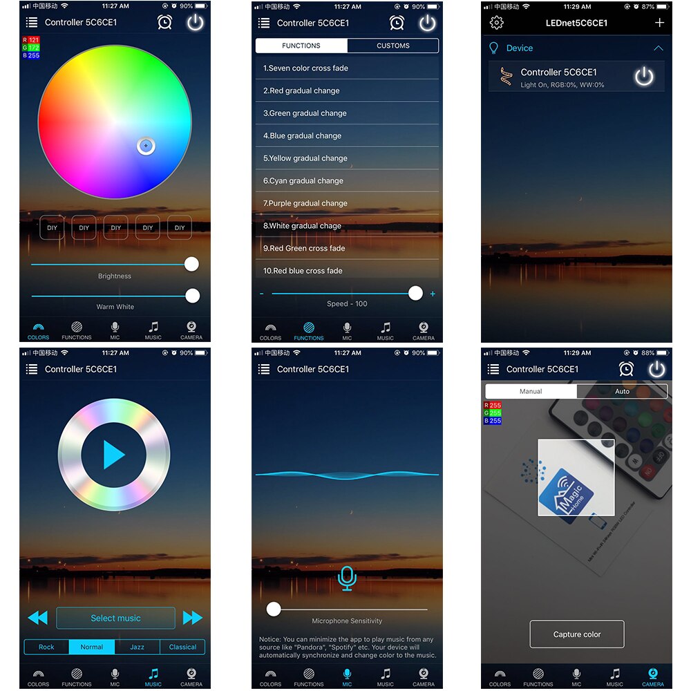 5-24V Mini WiFi RGB RGBW LED Controller With 24Key Remote APP Control For RGB RGBW RGBWW LED Strip Lights