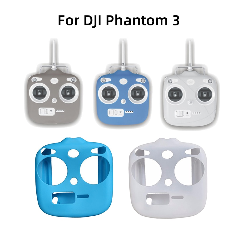 Voor Dji Phantom 3 Standaard Se 3 S Camera Drone Accessoires Afstandsbediening Silicone Beschermende Huid Cover Anti Slip Anti verpletteren