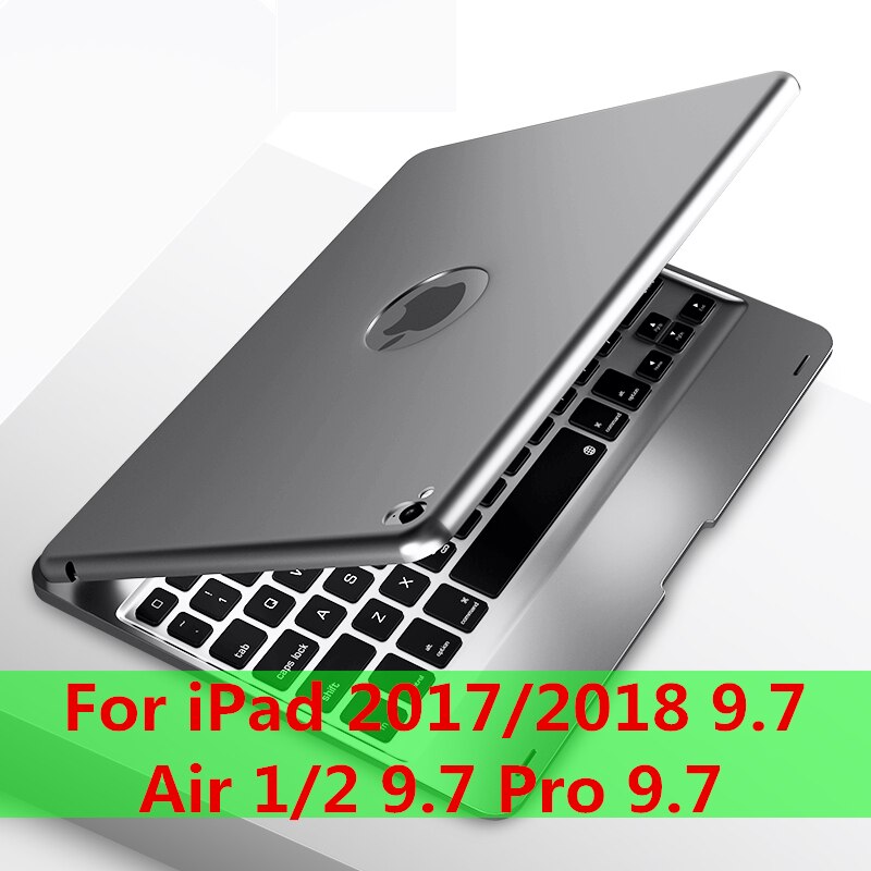 Flip Tastatur für Apple iPad mini 5 7,9 Fall Bluetooth Tastatur Fall für iPad 9,7 Air 2 9,7 Fall Tastatur tastatur: F19B-sliver