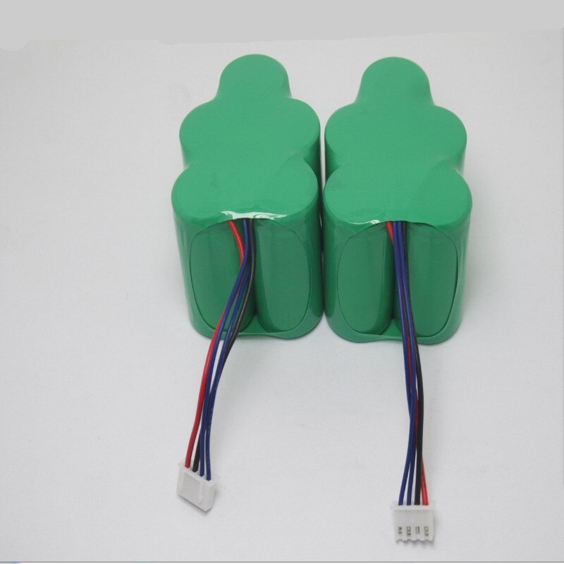 2pcs 6V 3500mAh NI-MH Rechargeable Robotic Vaccum Cleaner Battery for Ecovacs Deebot Deepoo D62 D63 D65 D66 D68 D77