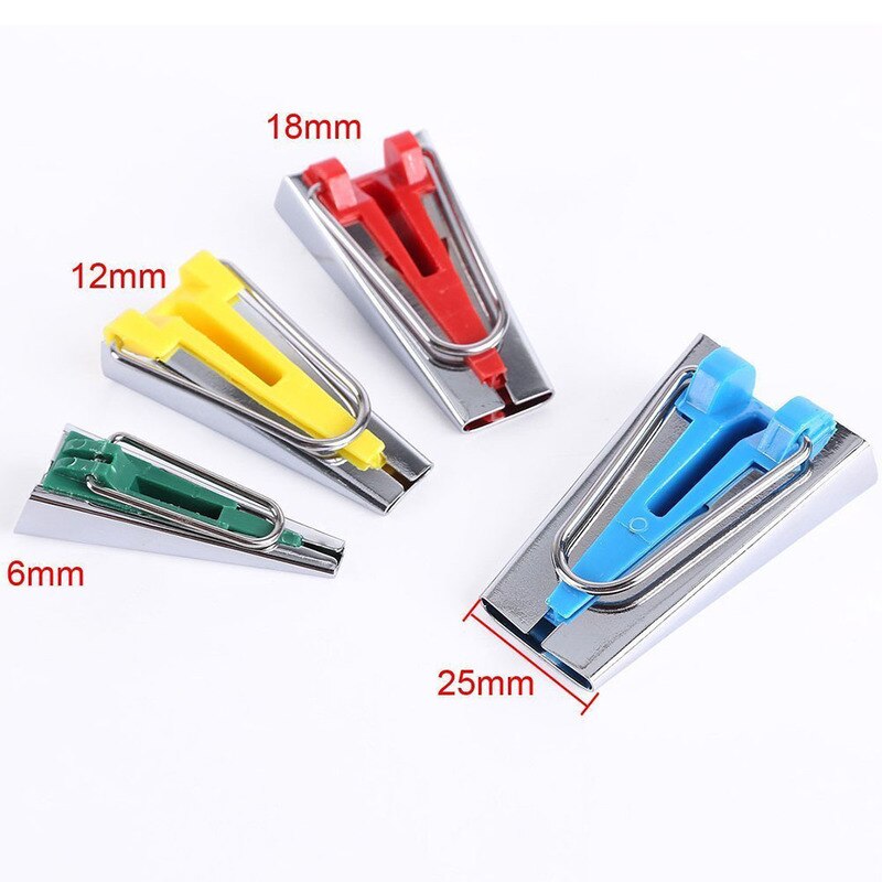 6/12/18/25mm Splicing Cloth Bias Binding Tape Maker Fabric Quilting Sewing Bias Tape Maker Binding Tool Sewing Accessories