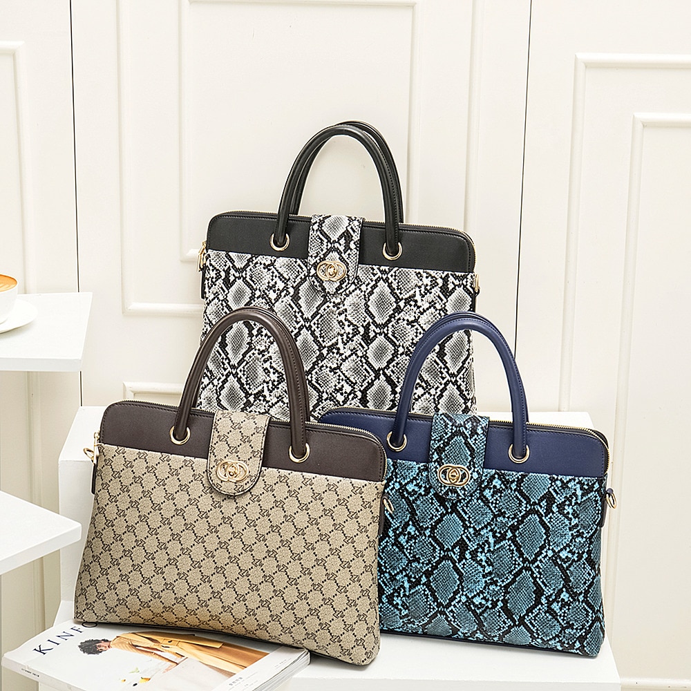 Modernos maletines de piel para ordenador portátil para mujer, bolsos de oficina para mujer, bolso de negocios de piel, bolsos de hombro para ordenador portátil