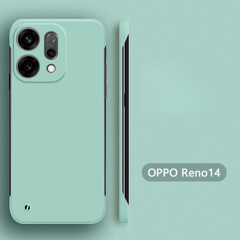 Husă de telefon ultra subțire, fără ramă, mată 14 rezistentă la șocuri, fără margini 14 pentru oppo reno 14 13 5g: Lemn / Gri