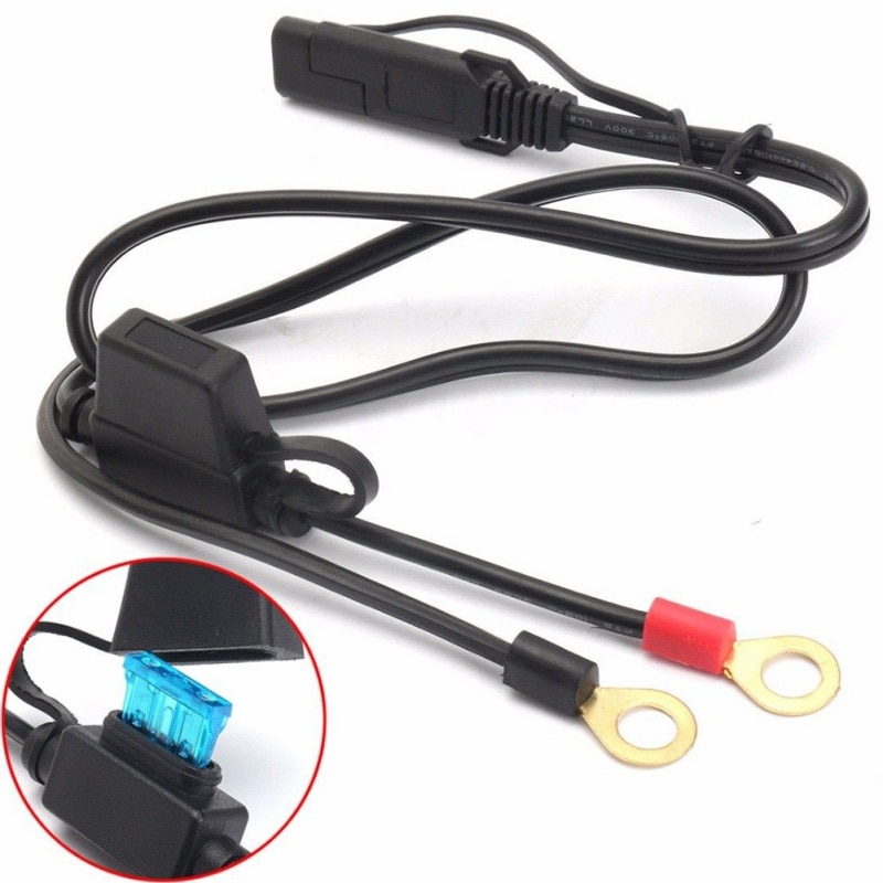Motorfiets Batterij Opladen USB Kabel Adapter Waterdichte USB Lader Veiligheid Betrouwbare Batterij Opladen USB Kabel 12V