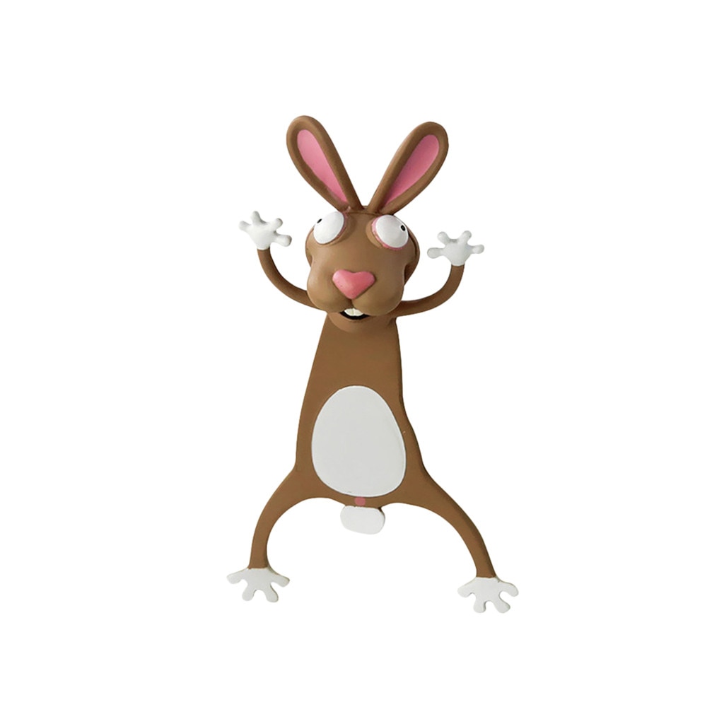 Cartoon Animal Bookmark 3d Stereo Bookmark Cute Marker Kawaii Cat Panda Bookmark Of Pages Kids School#y30