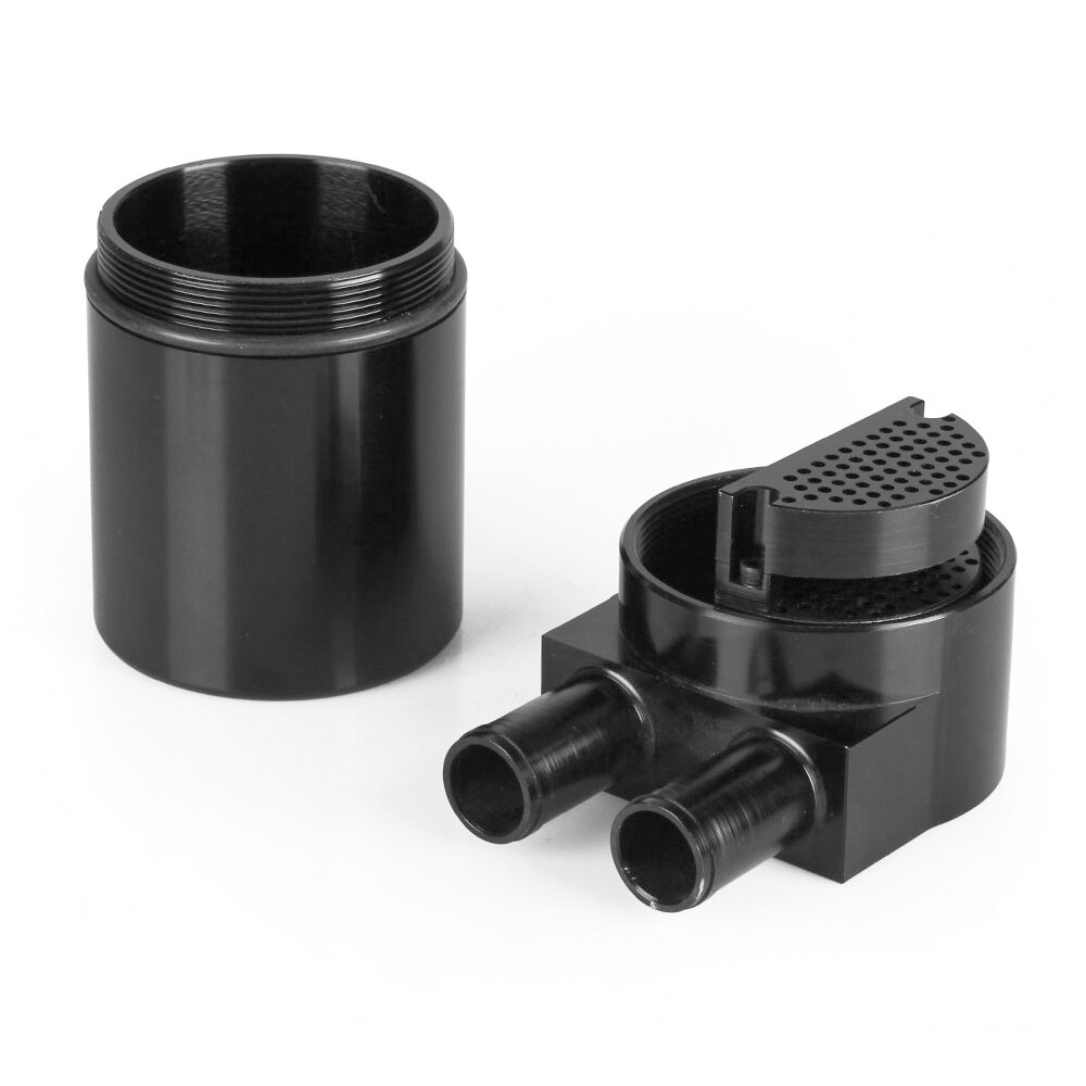 Black Baffle Oil Catch Can Tank For BMW F30 F32 F36 320i 328i N20 N26 Engine With Radiator Silicone Hose