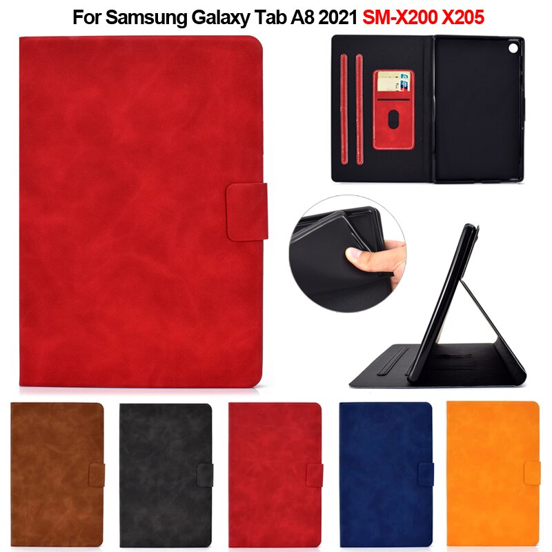 Slim Cover Voor Samsung Tab A8 Case 10 5 Inch Magnetische Volledige Behuizing Tablet Case Voor Samsung Tab A8 Case Funda X200 X205