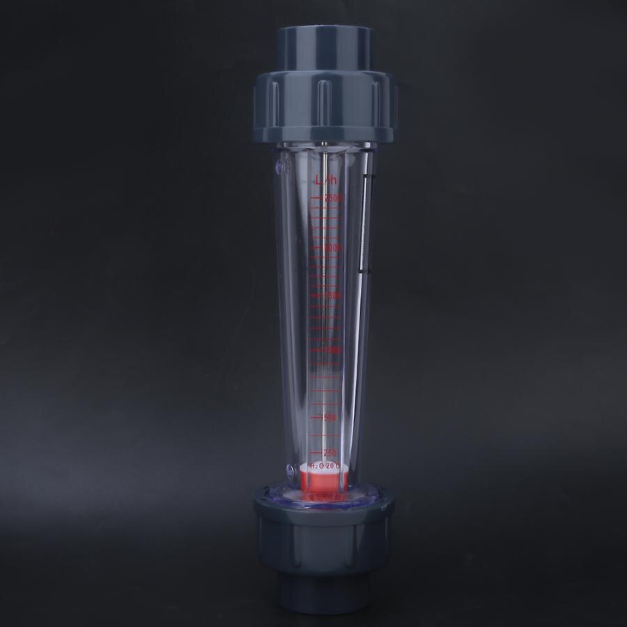 LZS-25(D) Liquid Flow Meter 250~2500L/h ABS Plastic Liquid Flow Rate Gauge High Accuracy Flowing Measuring Tool