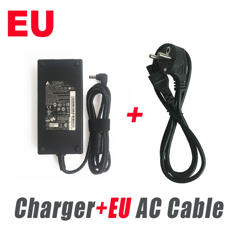 Original 19.5V 9.23A 180W AC Adapter Charger For Delta/MSI GS65 Stealth GL75 9SE-084CZ ADP-180MB K Laptop Power Supply: EU