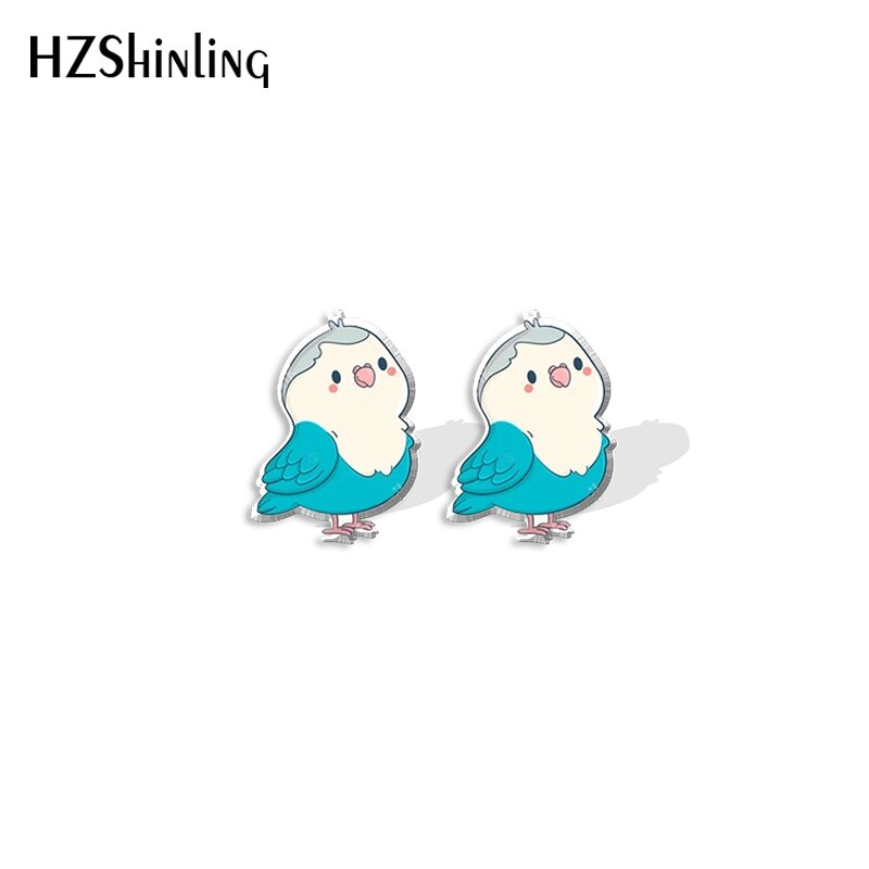 Pendientes de resina acrílica para chica, aretes de resina epoxi hechos a mano, de chica,: 11