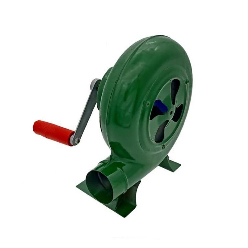 Huishoudelijke Blower Outdoor Hand Crank Blower Handleiding Barbecue Booster Kleine Blower 250W 50Mm Outlet Diameter 1:36 Snelheid Verhouding yz