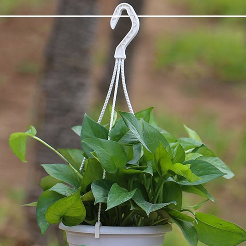 Trwała plastikowa doniczka hak wiszący kosz haki doniczka wsparcie haki wieszak na rośliny doniczkowe ogrodnictwo sadzarka haki narzędzia