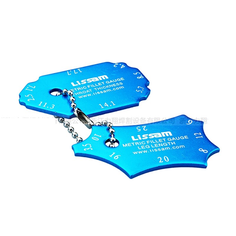 Lassen Gauge Key Pocket Gage Lasnaad Test Ulnaire Inspectie Heerser Nauwkeurige Weld Detectie Schaal
