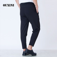 Pantalones de chef y camarero para hombre, pantalones de trabajo ultrafinos y transpirables, para hotel y restaurante, Verano