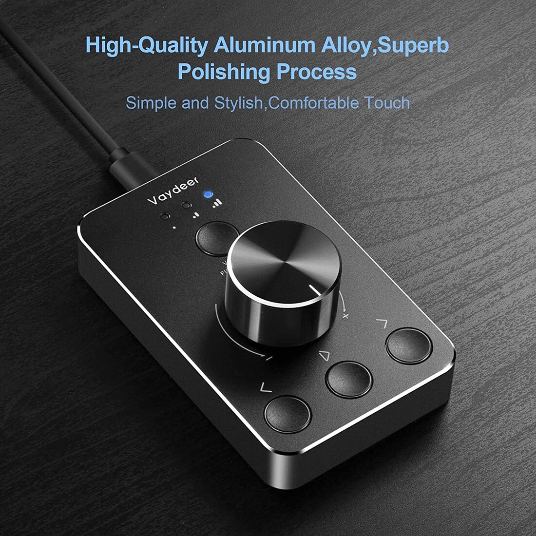 Multimedia Volume Controller PC Computer Speaker Sound Controller Knob With One-Click Mute Function And 3 Volume Control Modes