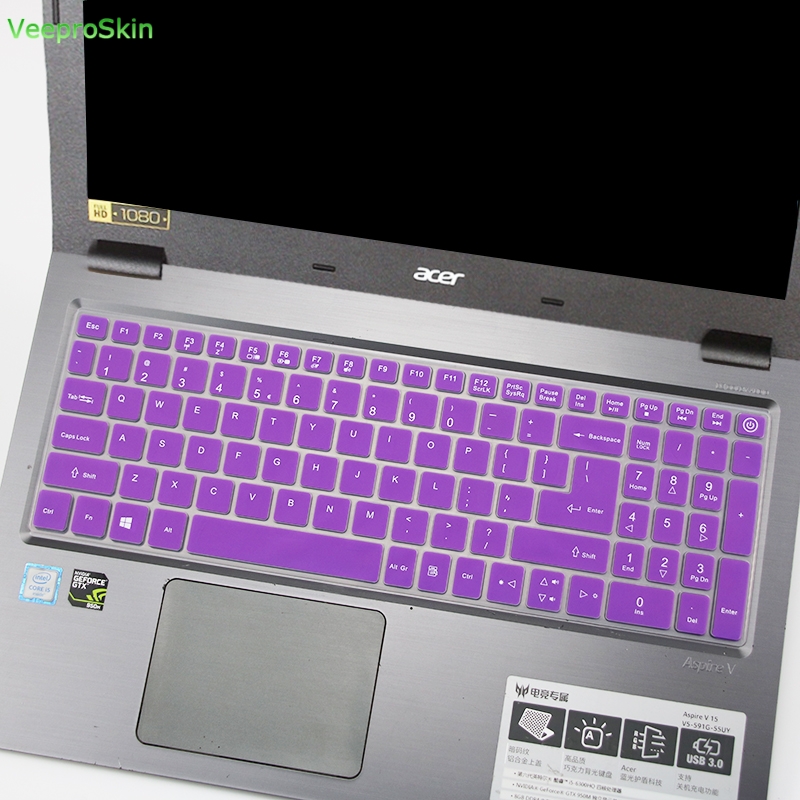 For acer aspire 5 a515-51 a515-51g a517 a517-51 a517-51g 15.6 -tommers silikontastaturdekselbeskytter