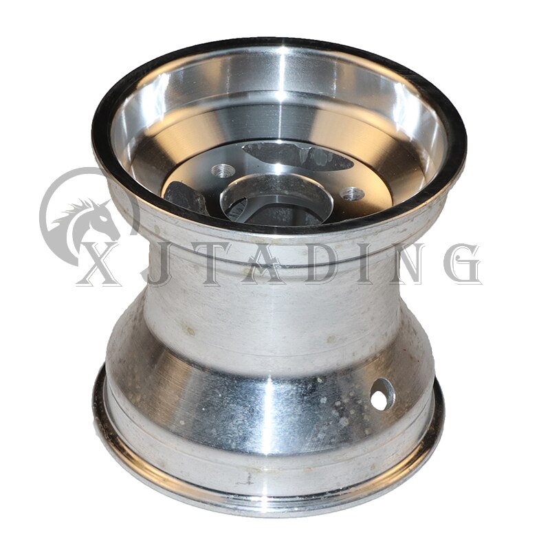 GO KART 5 inch front and rear wheels aluminum alloy rims use 10x3.60-5 tires 10x4.50-5 tires for 3 wheels 4 wheels drift car: 126mm silver