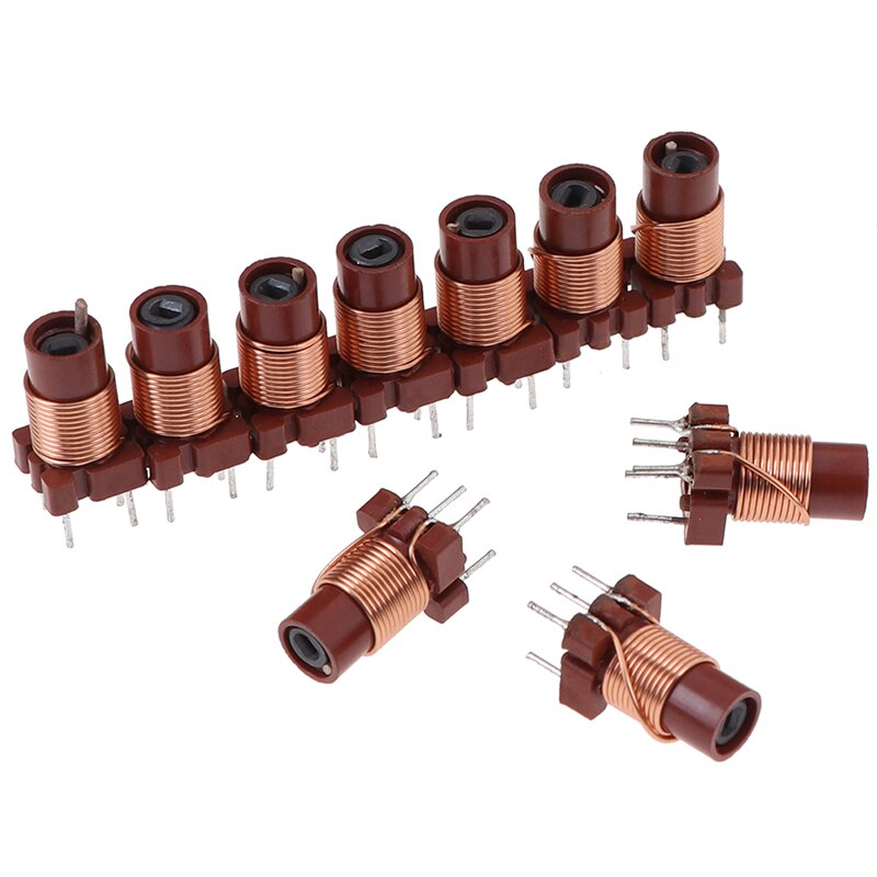 10pcs 12T 0.6uh-1.7uh Adjustable High-Frequency Ferrite Core Inductor