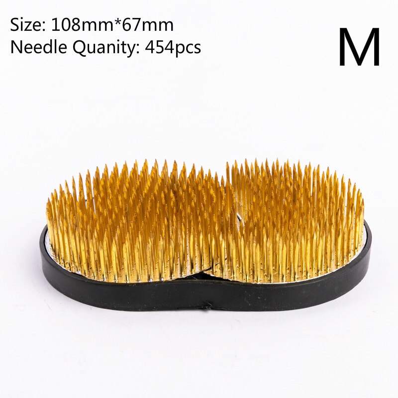 Japanse Ikebana Kenzan Pin Art Vaste Gereedschap Bloem Insert Base Holder Pin Lood Koperen Naald Pin Bloem Regelen Tool: M