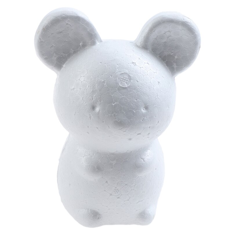 12cm Zodiac Signs Rat Kids Craft Toys Foam Animals Modeling Polystyrene Styrofoam Doll DIY Modeling Polystyrene Styrofoam: Rat