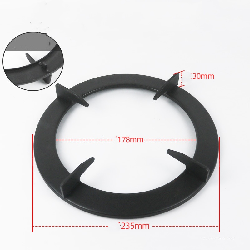 Soporte de hierro fundido para ollas y sartenes, estante para quemador, estufa de Gas, herramientas de cocina, accesorios de utensilios de cocina, protector de estufa