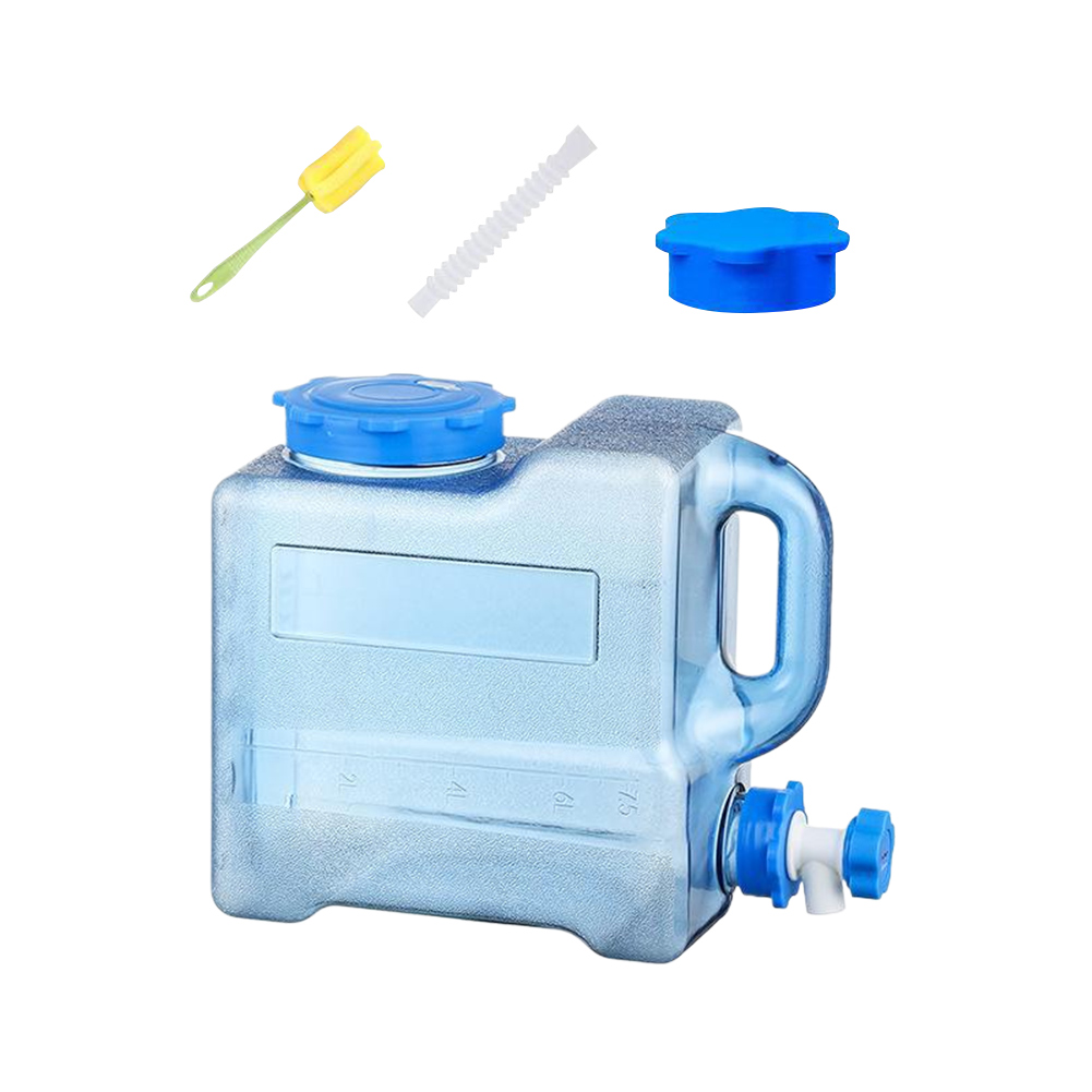 7.5/12l/15l/19l/24l Grote Capaciteit Buitenwateremmer Draagbare Drinkwatercontainer Met Spigot Lekvrij Kampeerwatertank: Rood