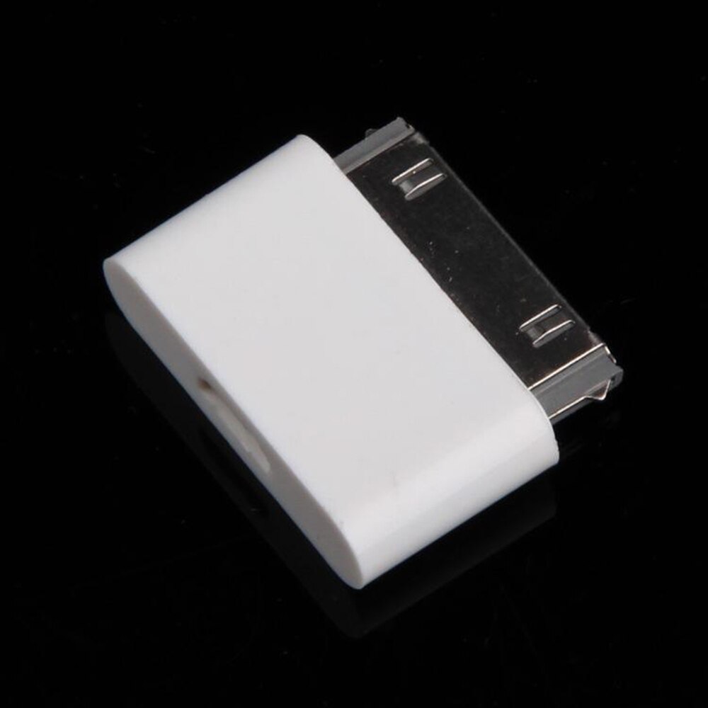 NYFundas 3 stuks MicroUSB naar Mannelijke 30-pin Converter lader adapter voor Apple iphone 4 4s 3 3GS ipad 1 2 3 ipod iphone 4s micro usb
