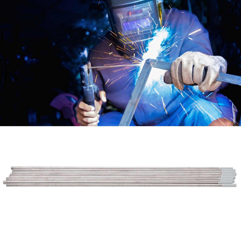 10Pcs 2Mm WC20 Staaf Wolfraam Elektrode Arc Naald Voor Lassen Dunne Roestvrij Staal Grijs