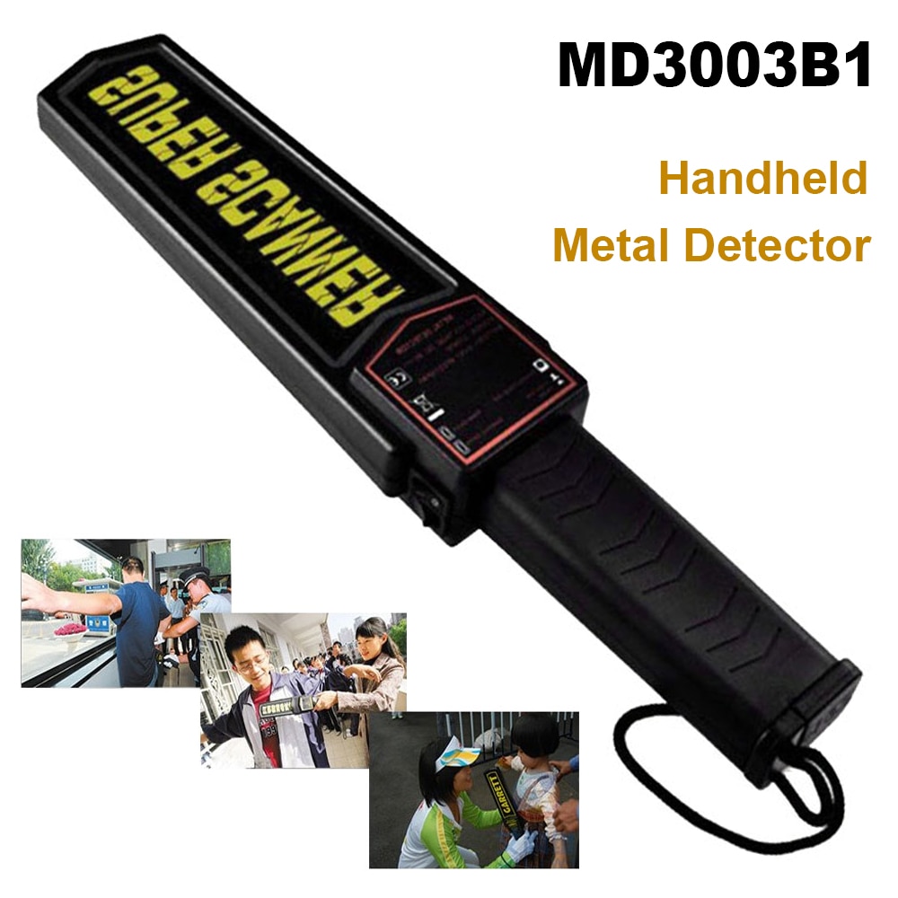 MD3003B1 Handheld Security Metal Detector Waterproof High Sensitivity Station Dock School Special Electronic Body Search Finder
