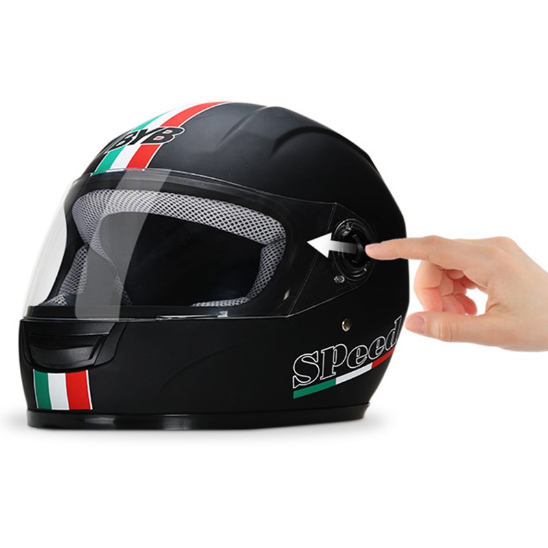 Motorcycle Full Face Helmets Electric scooter helmets Cycling helmet ABS Speed Motorbike Protective Cap Warm Winter Helmet
