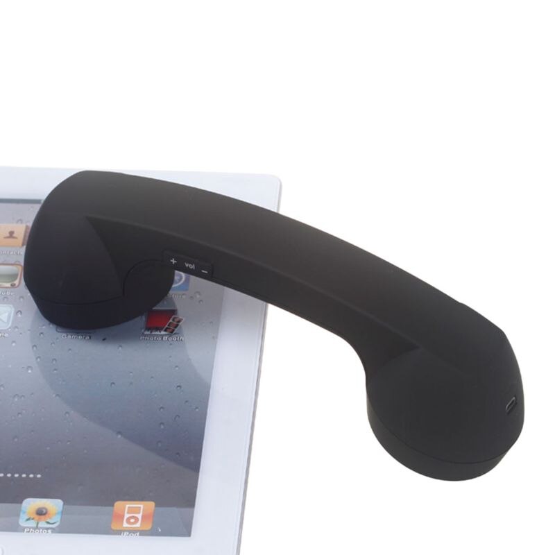 OOTDTY Wireless Bluetooth 2.0 Retro Telephone Handset Receiver Headphone for Phone Call