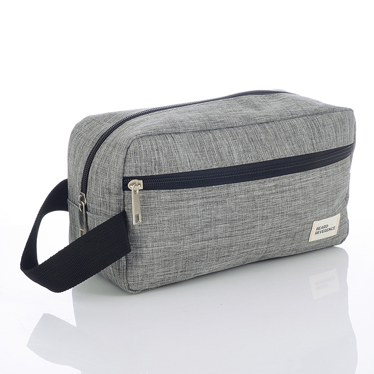 Men's Bags Mobile Cosmetics Travel Bags Waterproof Cosmetic Bags Simple Men's Travel Goods Storage WISECOL: 300Dgray