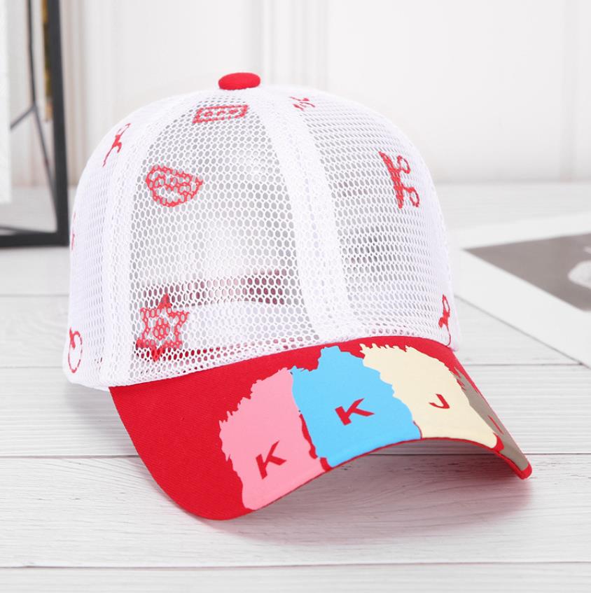 Doitbest malla completa niño gorra de béisbol transpirable de verano delgada Hip Hop protector solar niños sombreros chicos chicas sombrero gorras snapback gorras: 20