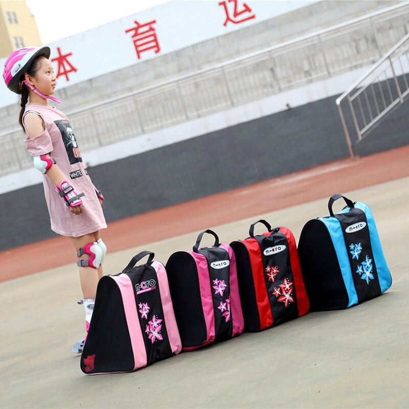 ! Kids Volwassen Ijs Inline Roller Skate Schoenen Ski Snowboots Bag Portable Carry Schoudertas Grote Capaciteit
