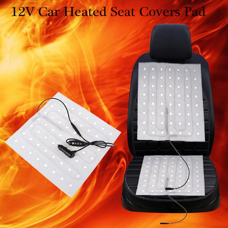 12V Verwarmde Car Seat Cover Seat Verwarming Universal Auto Cover Car Seat Protector Autostoel Verwarming Drie Verstelbare