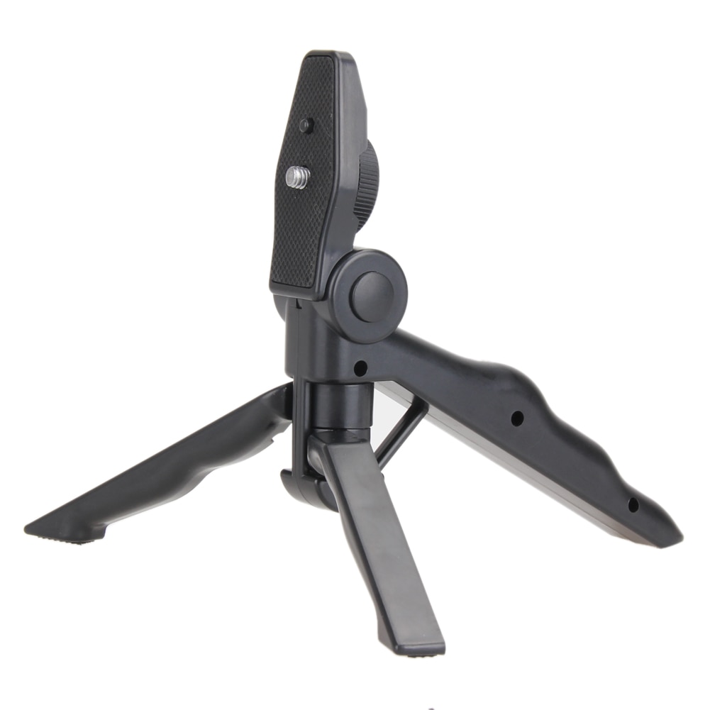 Universele Mini Tafel Statief 75 "Rotatie Desktop &amp; Handvat Stabilizer Voor Mobiele Telefoon Camera Met Mobiele Telefoon Houder En statief