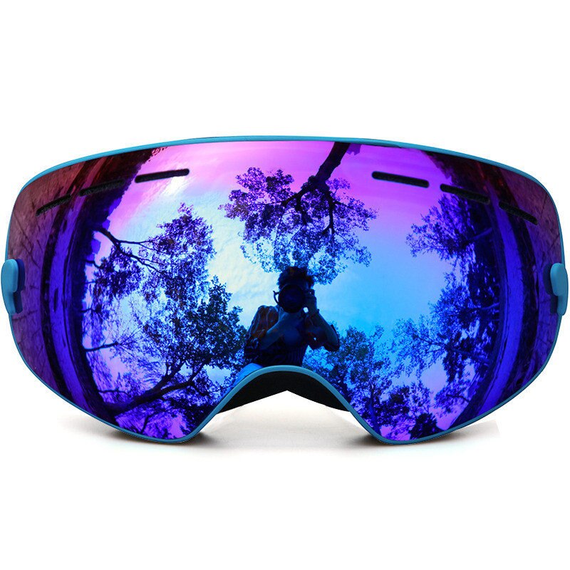Óculos de esqui para crianças, óculos para meninos e meninas, proteção uv/neve, multi cores/duplo, anti-neblina, snowboard, ski