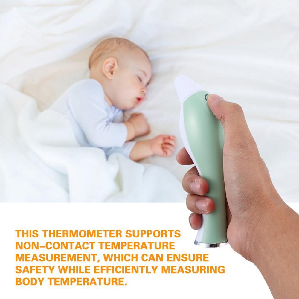 Dolfijn Oor Voorhoofd Infrarood Non-contact Baby Thermometer Lcd Body Temperatuur Koorts Ir Digitale Meting Voor Baby Volwassenen