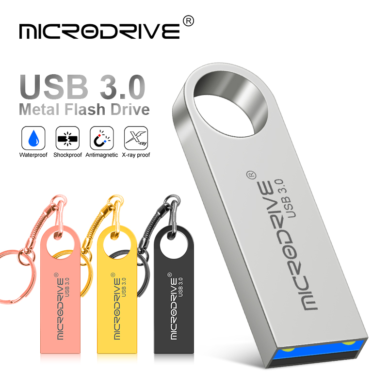 metal USB 3.0 Flash Drive 128gb 256GB 512GB flash disk Pendrive 32gb 64gb USB Flash USB Disk memory stick