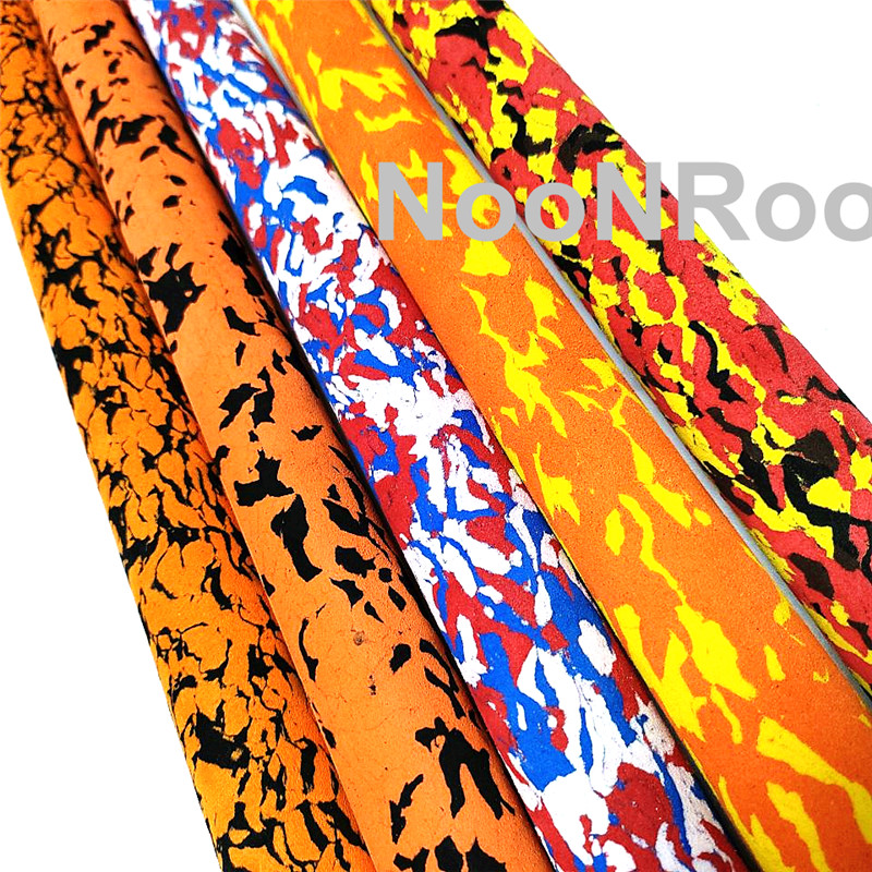 Camo EVA Foam Handvat Voor Hengel Rechte Handgemaakte Handvatten Reparatie Staaf Gebouw DIY Handwerk float Materialen NooNRoo 1PC