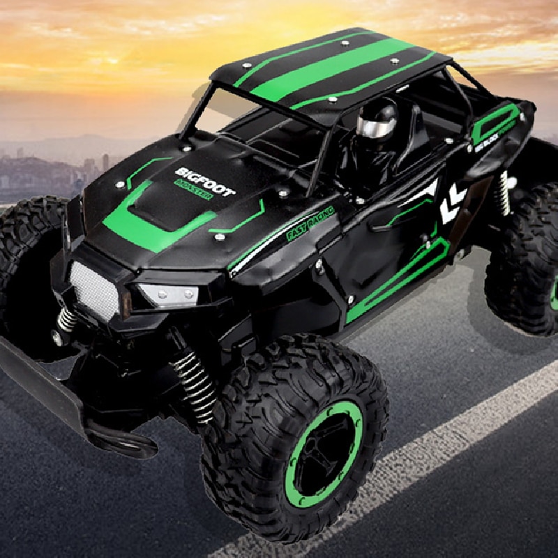 Agnicy 2.4G ASlloy 1:14 High-speed Remote Control Car Bigfoot Off-road Drift Shock-absorbing Remote Control Toy Racing Model Toy