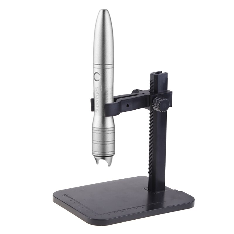 Aluminium Universal Adjustable Base Stand Holder Desktop Support Bracket USB Digital Microscope Endoscope 85AC