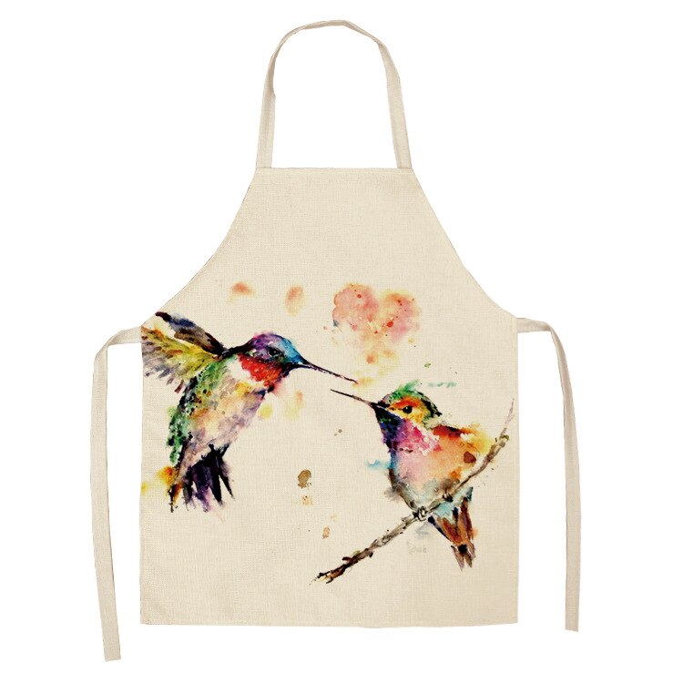 1 Pcs 38x47cm Kitchen Aprons for Women Linen Bibs Household Cleaning Apron Home Waterproof Chefs Cooking Baking Apron for Child: 2 / 55x68cm