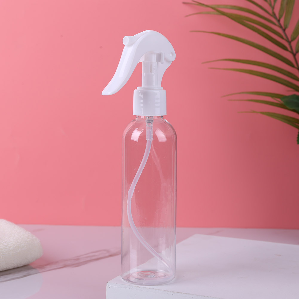 Botella pulverizadora de plástico transparente para salón de peluquería, rociador de agua, herramientas de peluquería, 200ml