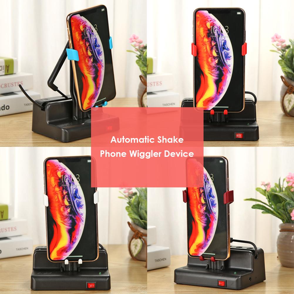 Stop motion stand shaker mobiltelefon wiggle enhed automatisk telefon swing motion trin stigende ryste skridttæller holder