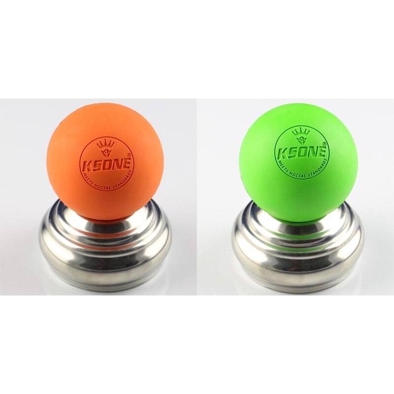 Ksone 2 stück massageball 6.3cm faszienball lacrosseball muskelentspannung schmerzlinderung tragbarer physiotherapieball ,6 & 3