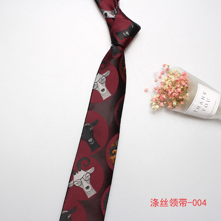 Linbaiway brand jacquard halsbånd til herre polyester slips slanke slips mænd forretningsdesignere krave brudgom corbatas